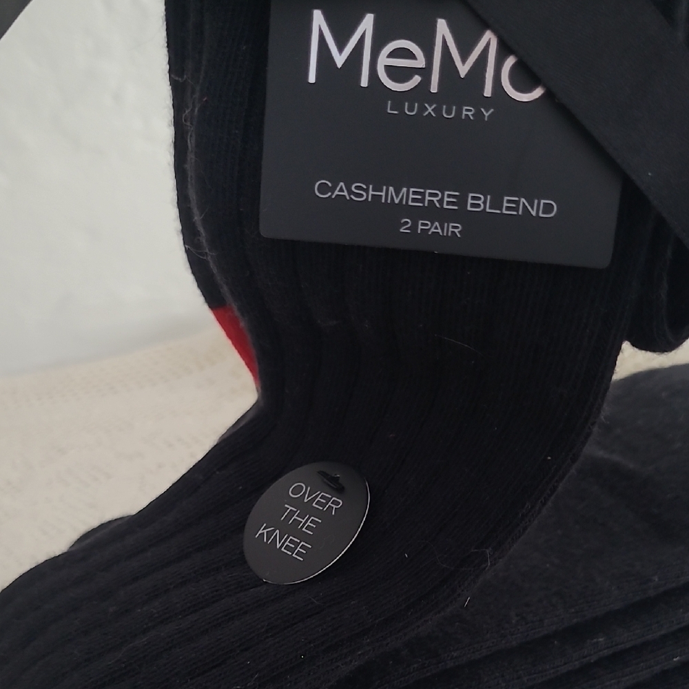Cashmere Blend Over the Knee Socks